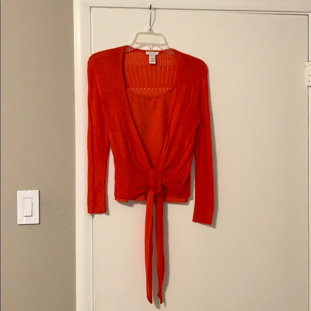 Cache Knit cardigan with top